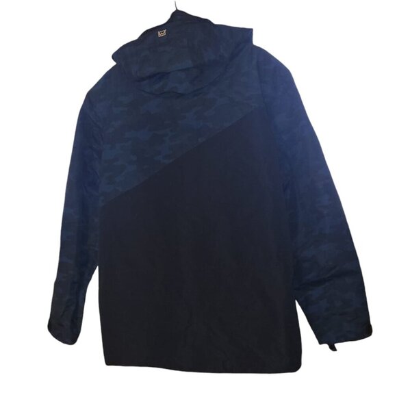 Avalanche Jacket Men's Small Camo Reflective Camouflage Hooded Rain Windbreaker - Picture 3 of 9